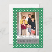 Grüne Festtage Foto - Feiertage Postkarte (Vorne/Hinten)