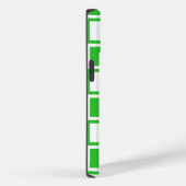 Grüne, fette Mod-Quadrate Case-Mate iPhone Hülle (Rückseite / Rechts)