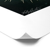 Grüne Feuerwerkskörper Poster (Ecke)