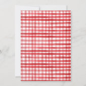 Grüne Fischrolle begeistert Fischen 1. Geburtstag Einladung (Rückseite)