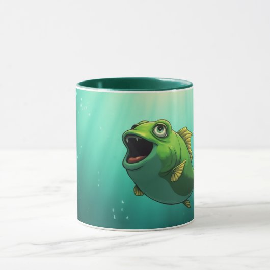 grüne Fischsuppe Tasse (Zentrum)