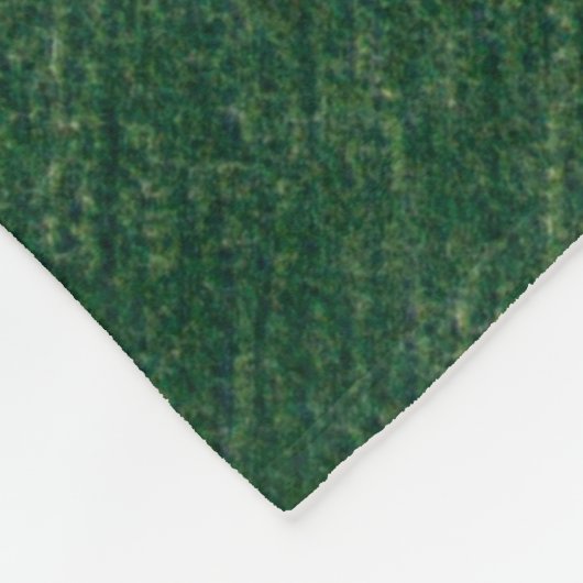 Grüne Fläche Fleecedecke (Ecke)