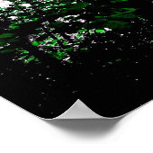 Grüne Flächen Poster (Ecke)