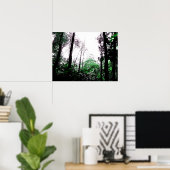 Grüne Flächen Poster (Heimbüro)