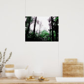 Grüne Flächen Poster (Küche)