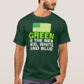 Grüne Flagge T-Shirt (Vorderseite)