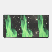 Grüne Flamme Schreibtischunterlage (Vorderseite)