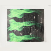 Grüne Flamme Wandteppich (Vorderseite (Horizontal))