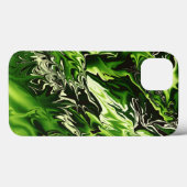 Grüne Flammen Case-Mate iPhone Hülle (Rückseite (Horizontal))
