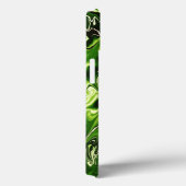 Grüne Flammen Case-Mate iPhone Hülle (Rückseite / Rechts)