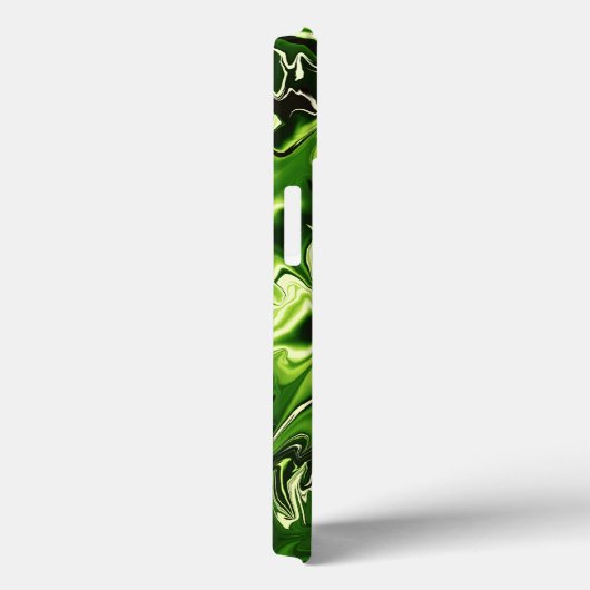 Grüne Flammen Case-Mate iPhone Hülle (Rückseite / Rechts)