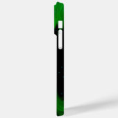 Grüne Flammen im Sternenhimmel Case-Mate iPhone Hülle (Rückseite / Links)