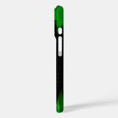 Grüne Flammen im Sternenhimmel Case-Mate iPhone Hülle (Rückseite / Links)