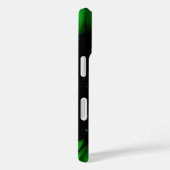 Grüne Flammen im Sternenhimmel Case-Mate iPhone Hülle (Rückseite / Rechts)