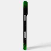 Grüne Flammen im Sternenhimmel Case-Mate iPhone Hülle (Rückseite / Rechts)