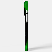 Grüne Flammen im Sternenhimmel Case-Mate iPhone Hülle (Rückseite / Links)