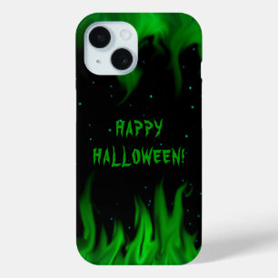 Grüne Flammen im Sternenhimmel Case-Mate iPhone Hülle