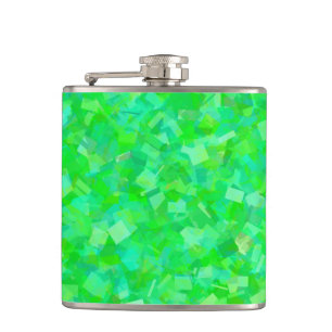Grüne Flasche Flachmann