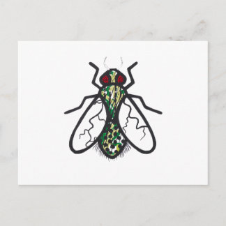 Grüne Flasche Postkarte