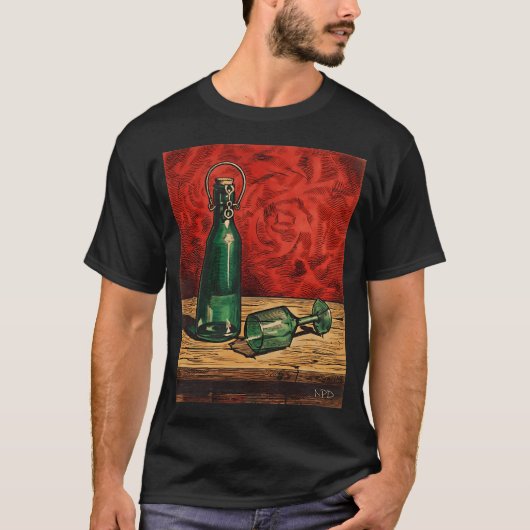 Grüne Flasche T-Shirt (Vorderseite)