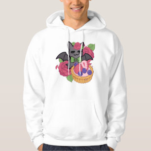 Grüne Flatterfledermaus mit Bogen und Obsttartlet Hoodie