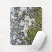 Grüne Flechte auf Granit Mousepad (Mit Mouse)