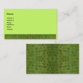 grüne Fliese Visitenkarte (Vorne/Hinten)