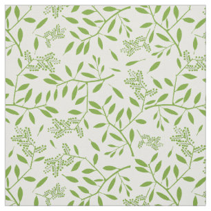 Grüne, florale, botanische Stoffe