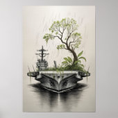 Grüne Flotte Poster (Vorne)