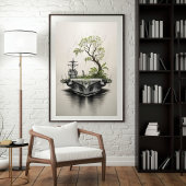 Grüne Flotte Poster