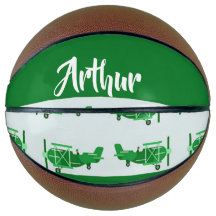 Grüne Flugzeuge in blau