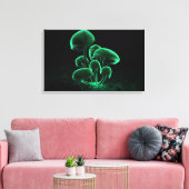 Grüne Fluoreszenz Leinwanddruck (Insitu (Wohnzimmer))