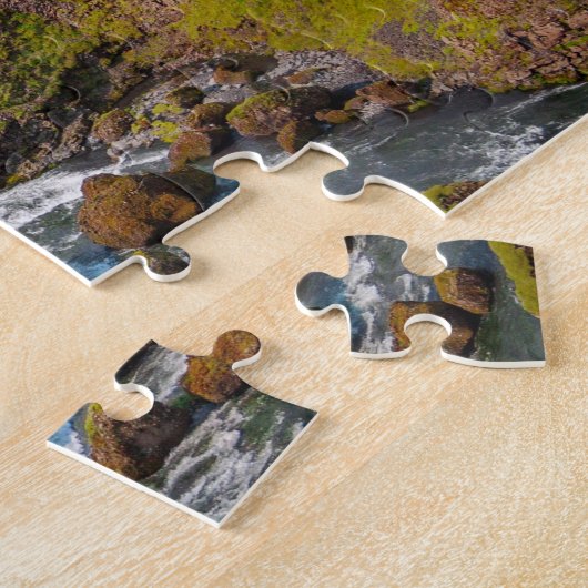 Grüne Flusslandschaft Puzzle (Seite)
