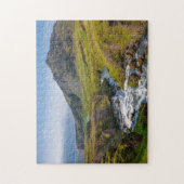 Grüne Flusslandschaft Puzzle (Vertikal)