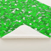 Grüne Foliage für abstrakte Kunstgestaltung Sherpadecke (3/4)