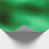 Grüne Folie Geschenkpapier (Ecke)