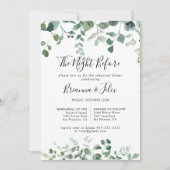 Grüne Folionnacht vor Probe Einladung (Vorderseite)