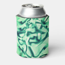 Grüne Formen aus Acryl, einige Minzetöne Dosenkühler