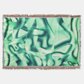 Grüne Formen aus Acryl, einige Minzfarben Decke (Vorderseite)