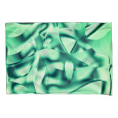 Grüne Formen aus Acryl, einige Minzfarben Kissenbezug (Vorderseite-Links)