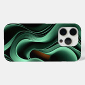 Grüne Formen Case-Mate iPhone Hülle (Rückseite (Horizontal))