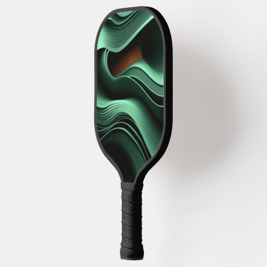 Grüne Formen Pickleball Schläger (Links)
