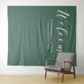 Grüne Foto-Stand-Stütze des Wandteppich (Beispiel (Horizontal))