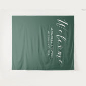 Grüne Foto-Stand-Stütze des Wandteppich (Vorderseite (Horizontal))