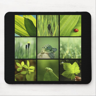 grüne Fotos Mousepad der Natur 3x3