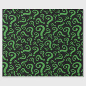 Grüne Frage Geschenkpapier (Flach)