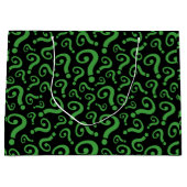 Grüne Frage Große Geschenktüte (Vorderseite)