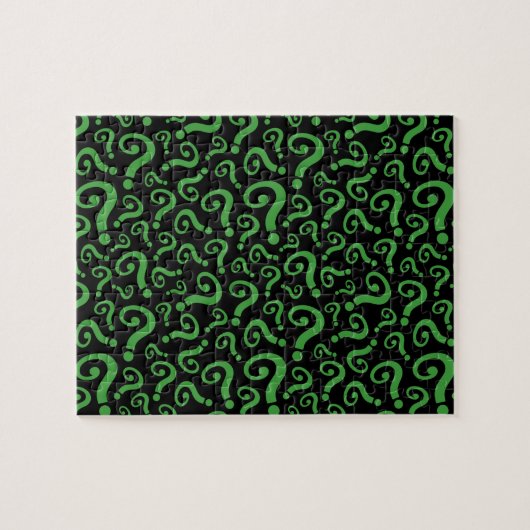 Grüne Frage Puzzle (Horizontal)