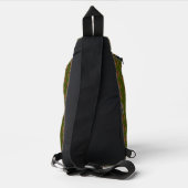 Grüne Frau - Holz Crossbody Bag (Rückseite)
