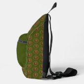 Grüne Frau - Holz Crossbody Bag (Rechts)
